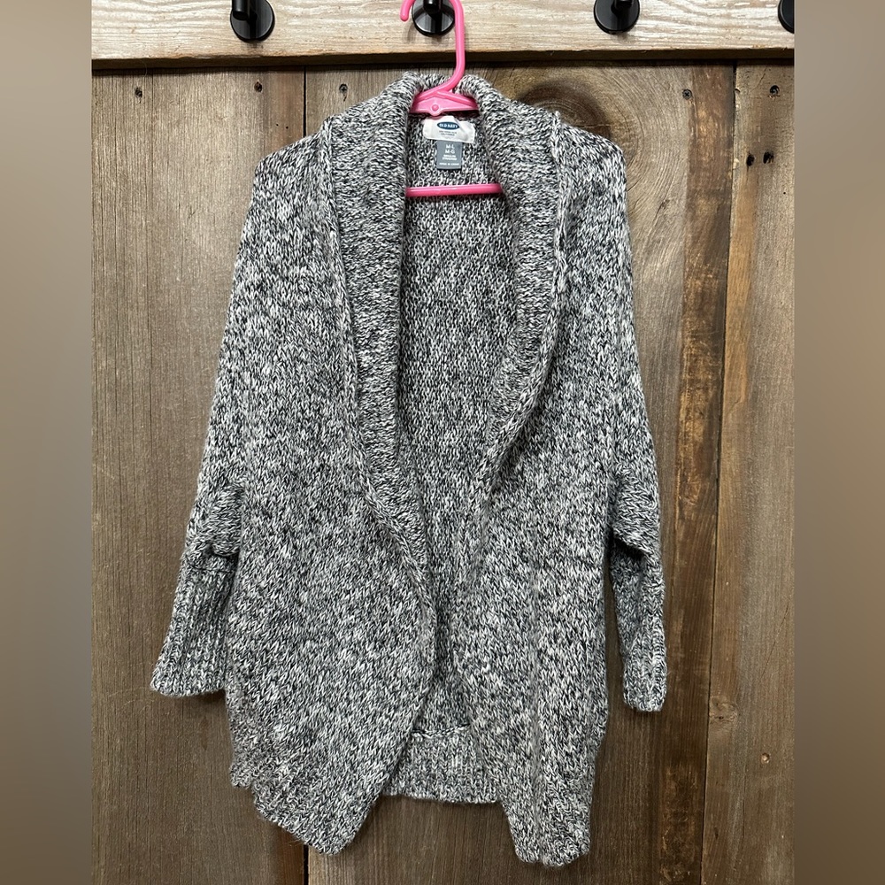 Old Navy Cocoon Sweater in Charcoal Gray Size Medium Large